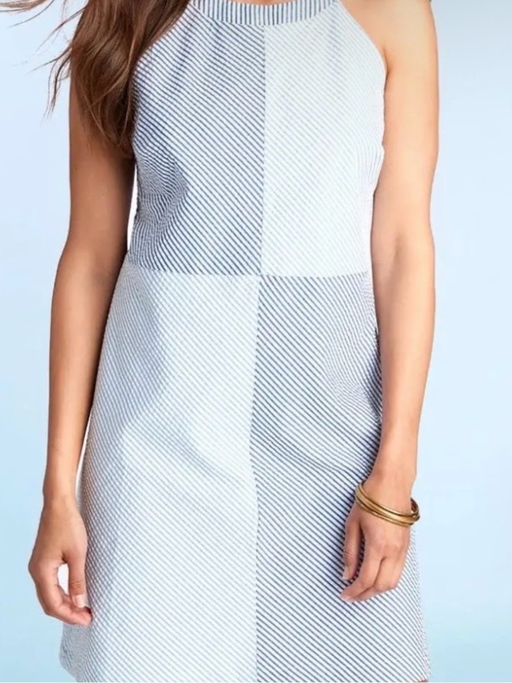 Vineyard Vines Seersucker Halter Summer Dress 😍